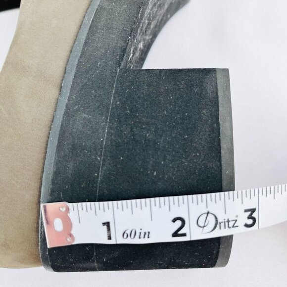 Eileen Fisher Women's Harria Platform Loafer Size 11 In Grey Scalloped Trim - Picture 12 of 14